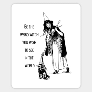 Weird Witch Magnet